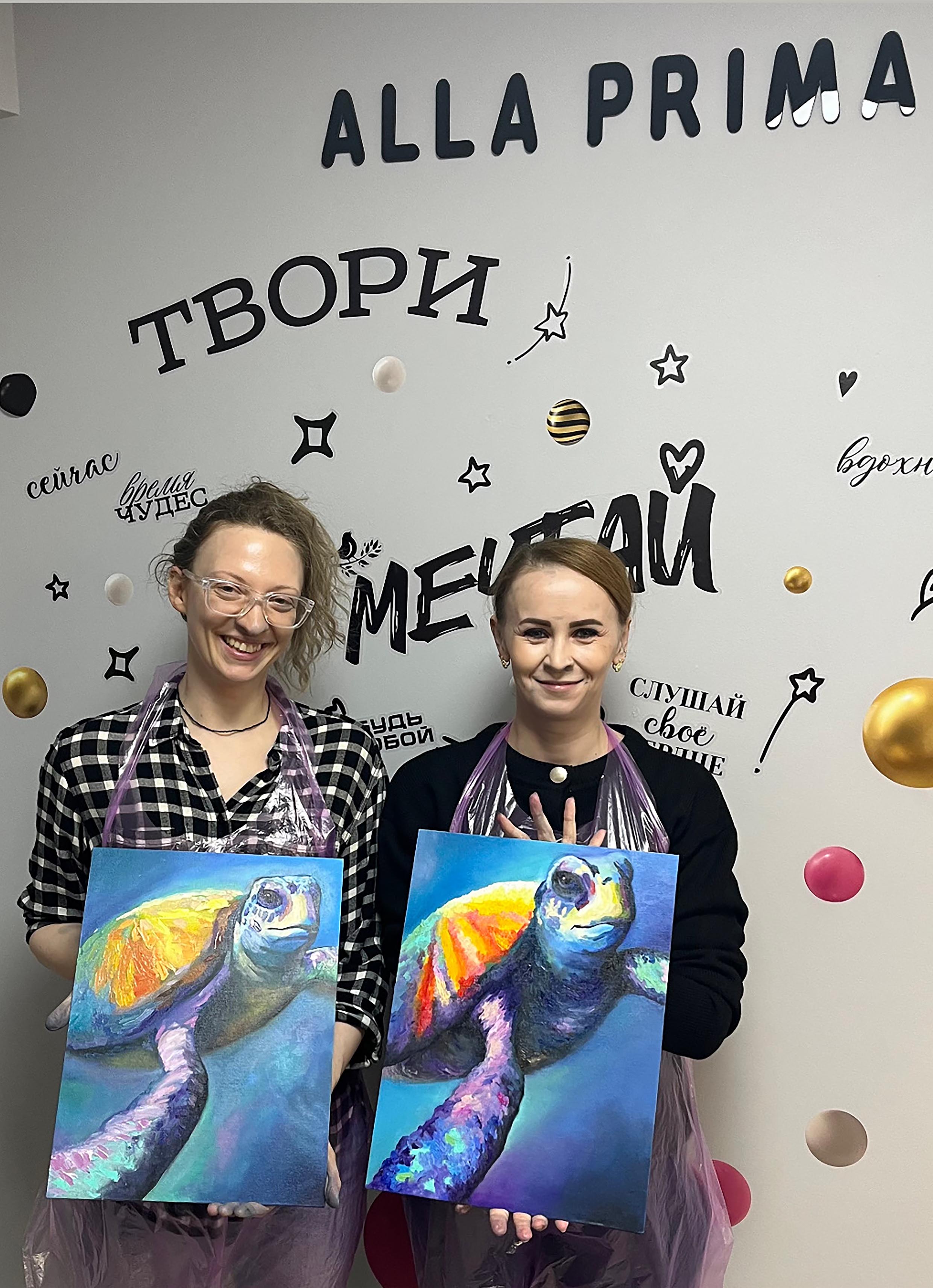 Работа ученика студии Alla Prima