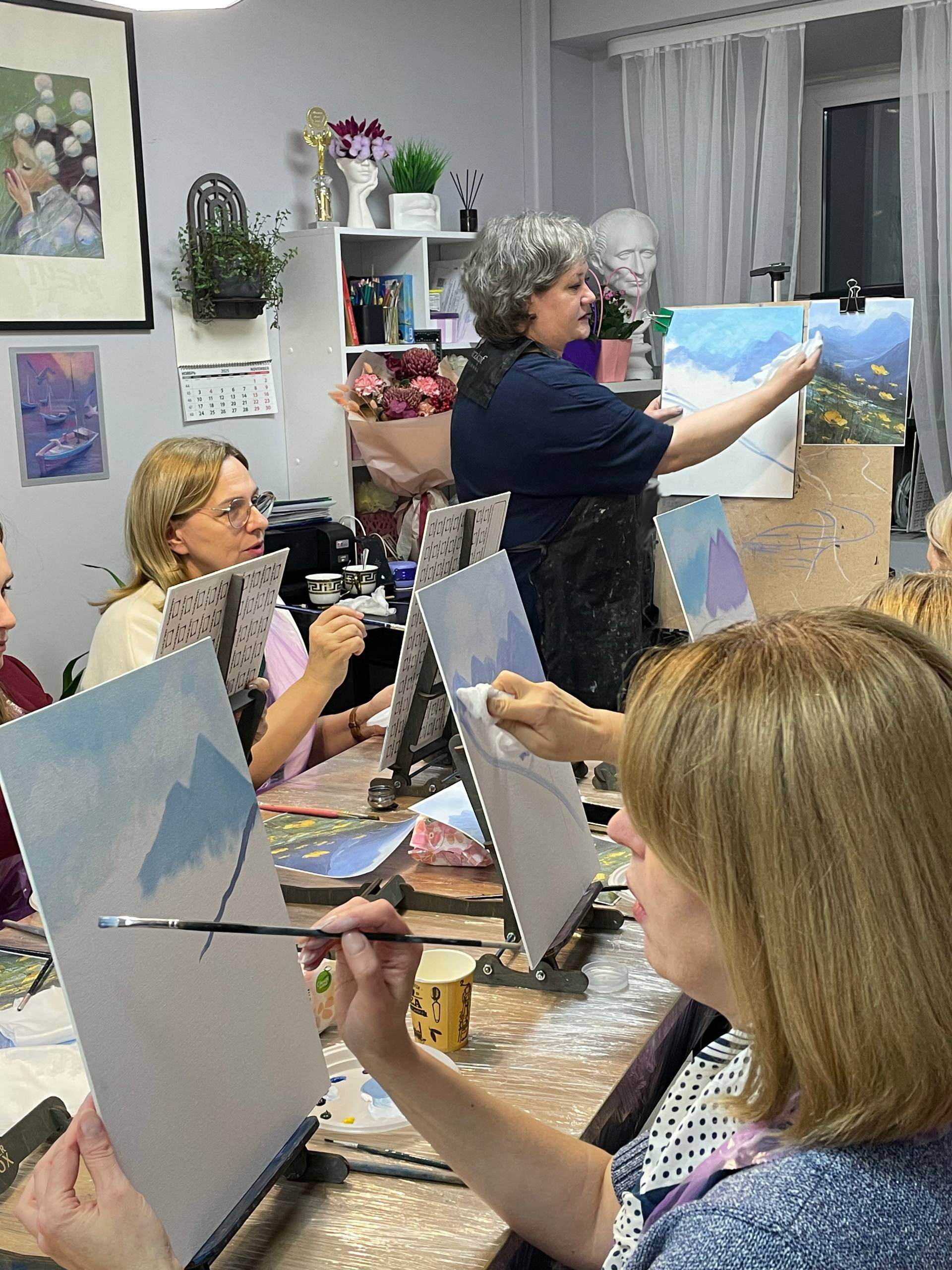 Работа ученика студии Alla Prima