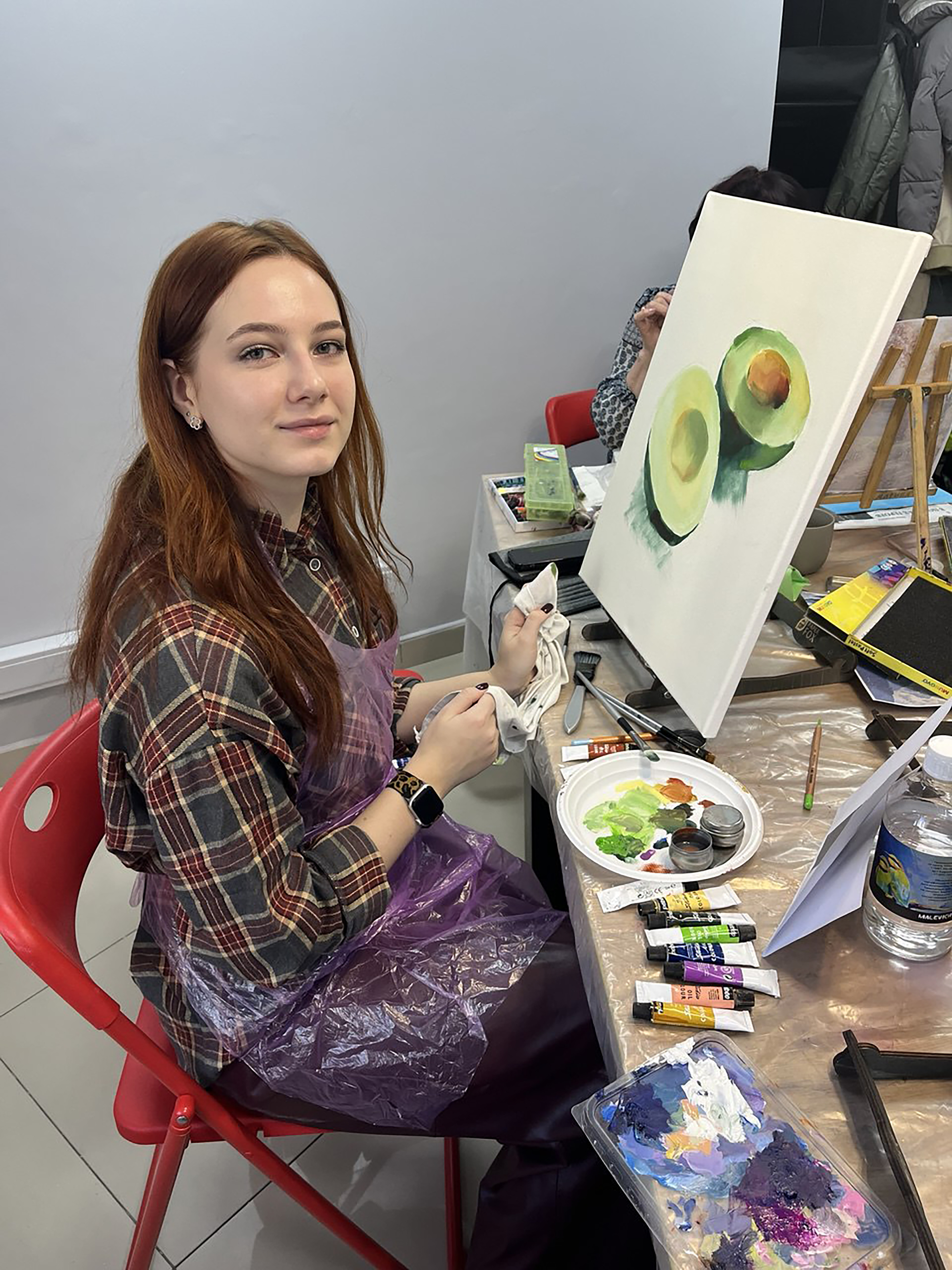 Работа ученика студии Alla Prima