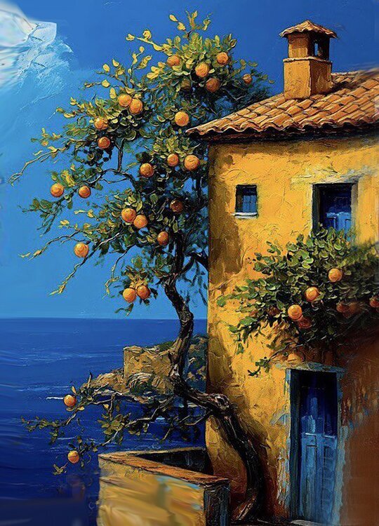 Интерьерная картина Дом у моря