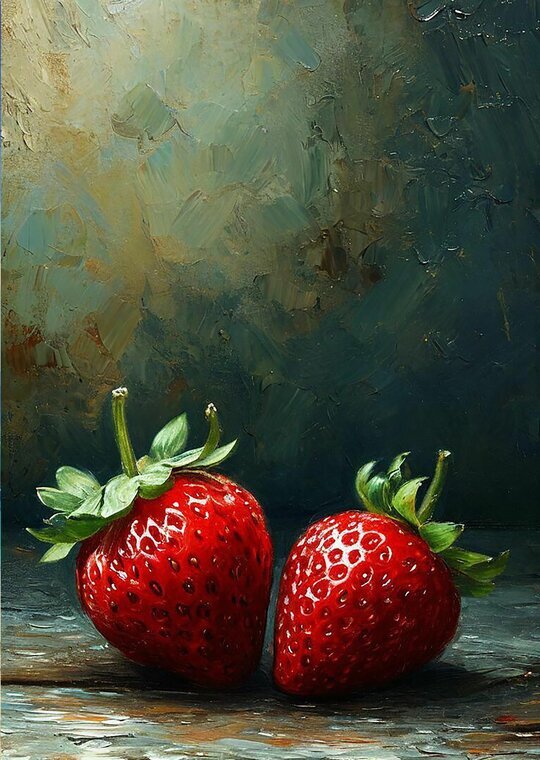 Интерьерная картина Клубничная парочка